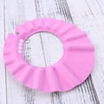 thumbnail image 4 of Miangastore Adjustable Ultra-light EVA Waterproof Baby Kids Shower Bathing Shampoo Hat Protector (Pink), 4 of 8