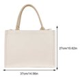 thumbnail image 2 of Bolso de mano de lona DIY, bolsos de mujer, bolsa de comestibles de gran capacidad para regalos de amigos, 2 of 2