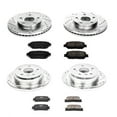 thumbnail image 3 of PowerStop Front and Rear Z23 Evolution Sport Carbon-Fiber Ceramic Brake Pad and Drilled & Slotted Rotor Kit Fits: TOYOTA Select Models K1066, 3 of 10
