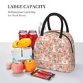 thumbnail image 6 of Haiem Swan And Flowers3 Printed Lunch Bag Women, Lunch Box Lunch Bag for Women, Small Leakproof Cute Lunch Tote Large Capacity Reusable Insulated Cooler Lunch Container, 6 of 6