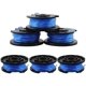 thumbnail image 1 of 6 Piezas Repuesto Hilo Recortadora Línea, Bobina con Hilo para Cortabordes de Alimentación, Hilo Recortadora Línea Compatible con la Cortadora de Césped de la Serie Ryobi 18V 24V 40V, 3.35 m x 1.65 mm, 1 of 5