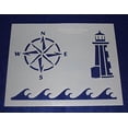 thumbnail image 5 of 6 Pieces of 14 Mil Mylar 8" X 10" Nautical Stencils- Painting /Crafts/ Templates, 5 of 7