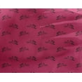 thumbnail image 4 of oneOone Georgette Viscose Rose Tissu Lapin Animal Matière de Robe Tissu Imprimé Tissu au Yard 42 Pouces de Large, 4 of 4