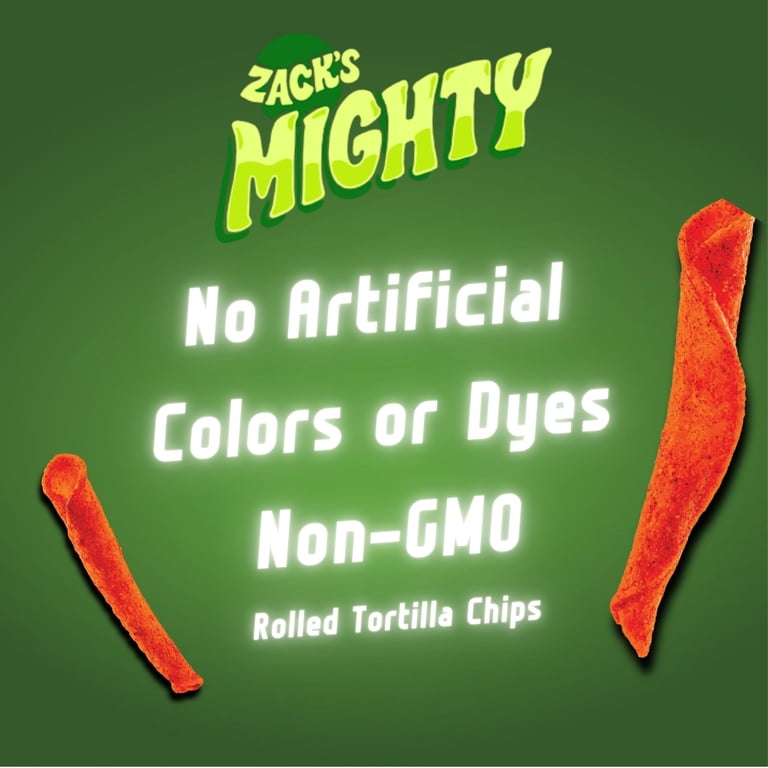 Zack's Mighty Avocado Oil Rolled Tortilla Chips - Chile Lime, 6 oz