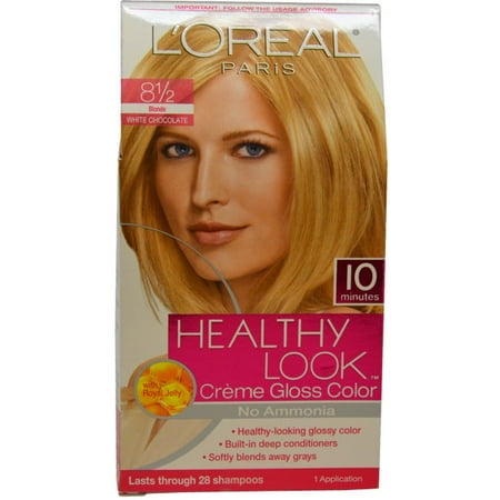L Oreal Paris Healthy Look Creme Gloss No Ammonia Haircolor 8 1 2 L Oreal Paris Healthy Look Creme Gloss No Ammonia Haircolor 8 1 2 Blonde