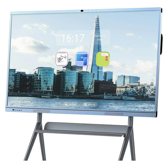 JYXOIHUB 65 inch Smartboard Screen Mirroring Reverse Control IR Touch Wireless 5G/WiFi Connectivity for Digital Signage, Classrooms & Conferences