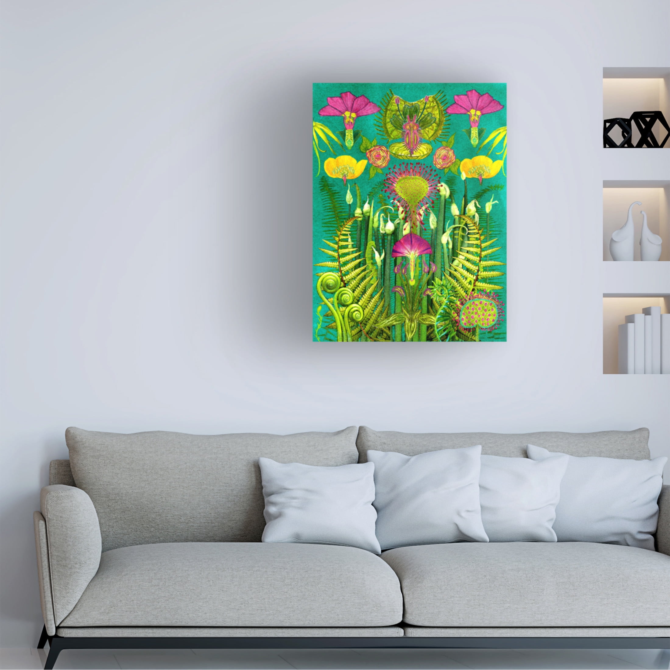 Trademark Fine Art giovanna nicolo Electric Meadow Canvas Wall Art