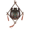 thumbnail image 3 of 14" Rustic Southwestern Dreamcatcher Lucky Horseshoe Cowboy Hat Boots Wall Decor, 3 of 4