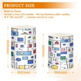thumbnail image 6 of Yayeee Flameless Candles with Remote Flickering Battery Operated Multi Color Changing, Colorful Cartoon Graphic, 6 of 7