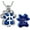 Blue, variant on Pet Cremation Jewelry Pet Paw Urn Necklace for Ashes Always in My Heart Urn Locket for Ashes Memorial Dog/Cat Keepsake Necklace