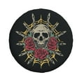 thumbnail image 3 of LNWH Skeleton Spider Rose Art Pattern Waterproof Spare Tire Cover, Universal Spare Tire Wheel Covers 16 inch, 3 of 8