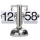 thumbnail image 1 of Flip Digital Clock Small Scale Desk Clock Retro Flip Clock Living Room Walnut Clock Home Decor Stainless Steel, 1 of 5