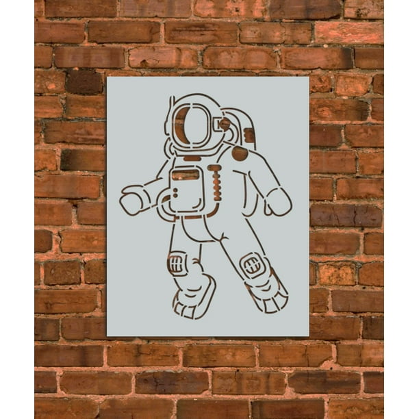 pics Spray Paint Astronaut Stencil astronaut space stencil