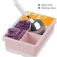 thumbnail image 4 of Molde para hielo cuadrado -6 cajas (con tapa de silicona) - Polvo nórdico, 4 of 5