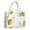 White Gold Splash, variant on Large Capacity Tote Bag,Black Marble Gold Wave Pattern Handbag Fashion Luxury Tote Bag,15.7"x13"x 5.1" Inches,Laptop Compatible