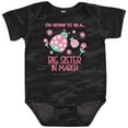 thumbnail image 3 of Inktastic I'm Going to Be a Big Sister in March Girls Baby Bodysuit, 3 of 5