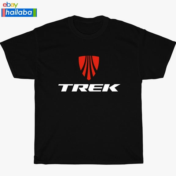 New TREK BICYCLE Bike Logo Black/Navy/Sport Grey/White Men's T-Shirt S-5XL
