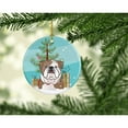 thumbnail image 2 of Christmas Tree and English Bulldog Ceramic Ornament, 2 of 3