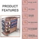 thumbnail image 3 of Multifunctional garbage bag for cleaning carts, storage bag for trash and supplies (Size: Vertical hook with 8 pockets)., 3 of 5