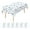 Blue Snowflake, variant on CXPSINC 6 Pack Christmas Snowflake Tablecloth Disposable Christmas Plastic Tablecloth Table Cover for Christmas Party Decoration Supplies 54" x 108"
