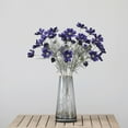 thumbnail image 4 of Trayknick Artificial Flower Waterproof Realistic Silk Fabric Daisies Artificial Flower for Home Decor Wine Red, 4 of 13