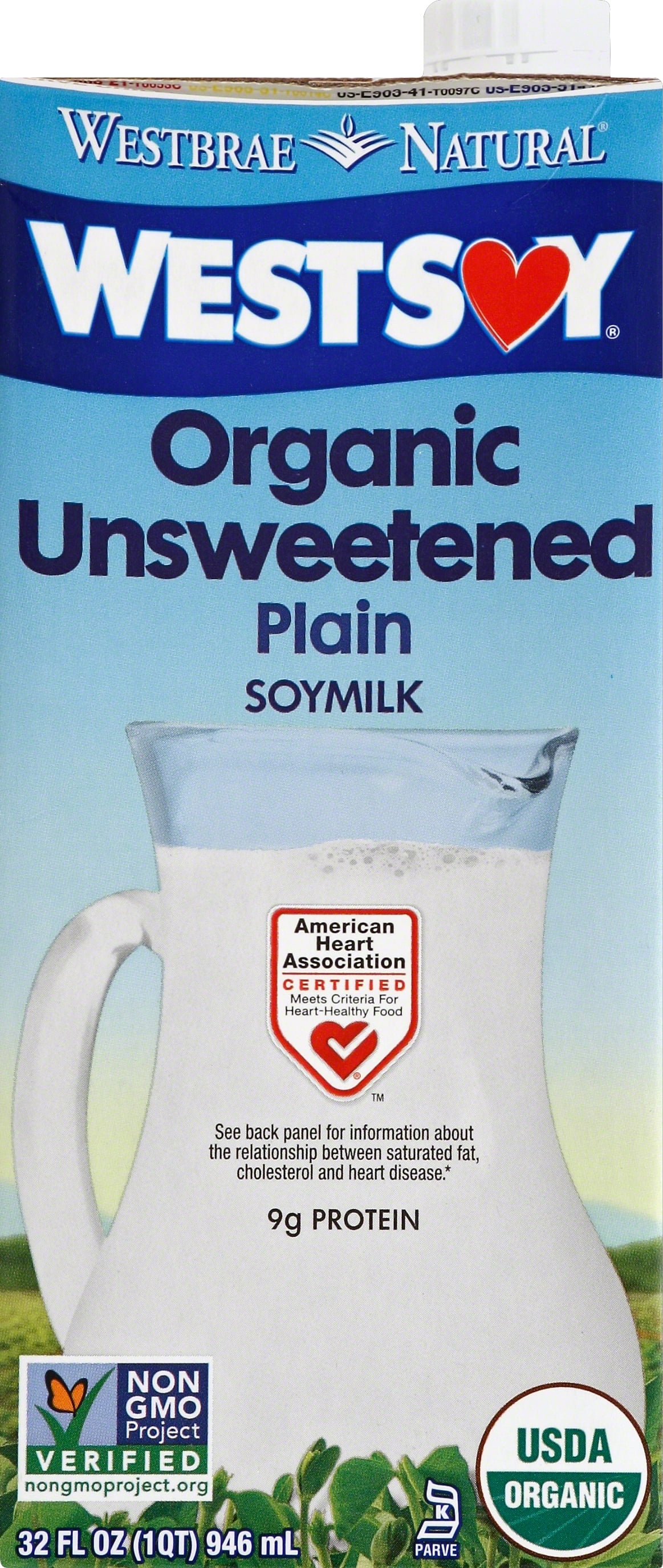 Westsoy Organic Unsweetened Soy Milk, 32 fl oz