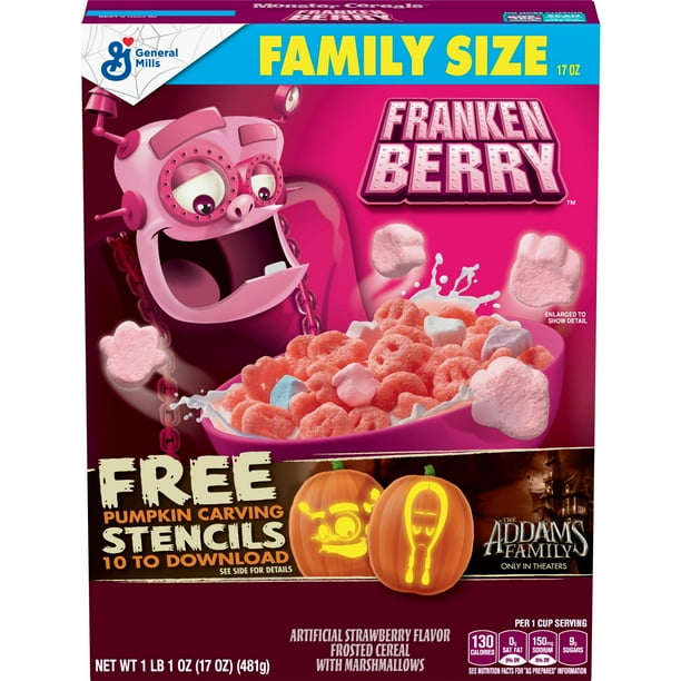 Monsters, General Mills, Breakfast Cereal, Franken Berry, Halloween