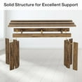 thumbnail image 6 of Tribesigns 70.9-Inch Extra Long Console Table, Farmhouse Sofa Console Table with Widened Tabletop, 6 of 6