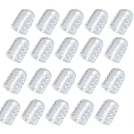 Silicone Anti-Friction Toe Protector, Silicone Breathable Toe Covers, Toe Protectors Caps for Corns,Blisters and Pain Relief. (Color : 20pcs)