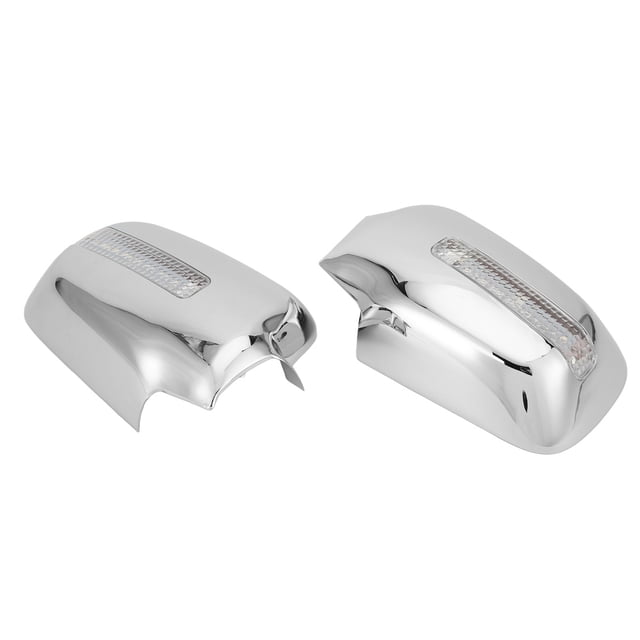 Mirror Cover Turn Signal Light, Heat Resistant Antiscratch Side Mirror Cover ABS Waterproof 2Pcs/Set For RD4 RD9 CR-V 2002-2006