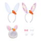 thumbnail image 2 of Decoraciones de Pascua Interior Easter Bunny Carrot Flower Hat Collar End Set Headband Pet Hat for Festive Decorations for Cats Dogs and Geese, 2 of 6