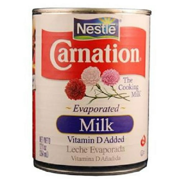 Carnation Evaporated Milk Can - Vitamin D Added - 12 oz each (12 units)