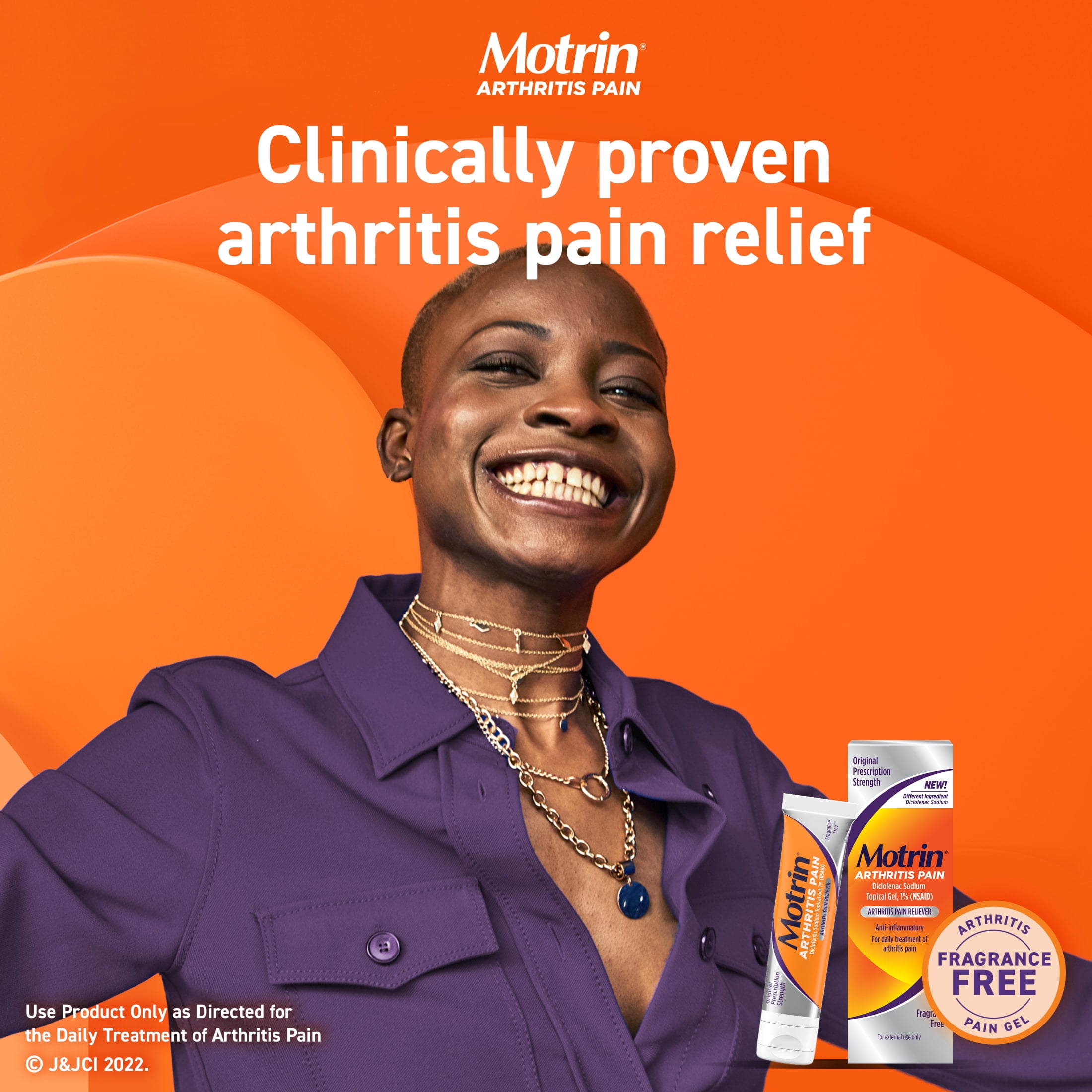 Motrin Arthritis Pain Relief Diclofenac Sodium Topical Gel 1%, 3.53 oz