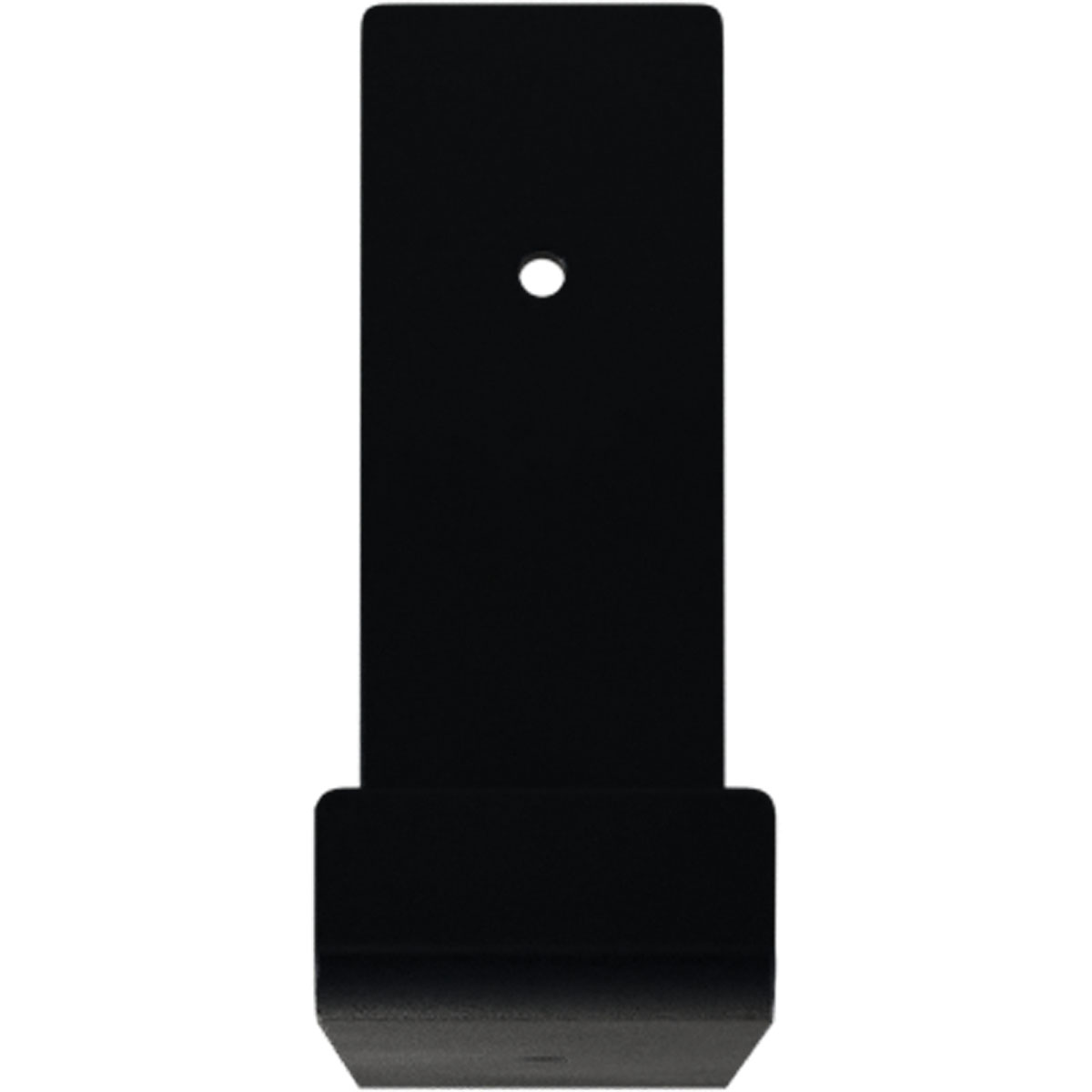 Ekena Millwork 2"W x 8"D x 6"H Steel Hanging Shelf Bracket, Powder Coated Black