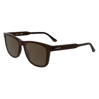 Lacoste Round Oval Oversized Women\'s Sunglasses - Yellow Havana / Brown - NWT Lacoste L762SA-210 Women main image 4