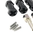 thumbnail image 3 of ruedas hexagonales Paquete de 4 adaptadores de cubo de extensión de rueda para Axial Scx10 D90 CC01 RC Car Truck piezas de repuesto , 15mm negro, 3 of 8