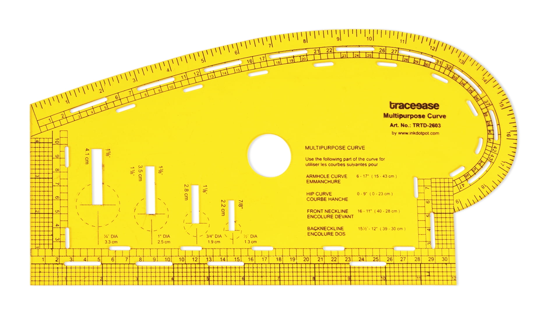 Traceease Multipurpose Curve Scale Stencil Templates, Tailoring Tools ...