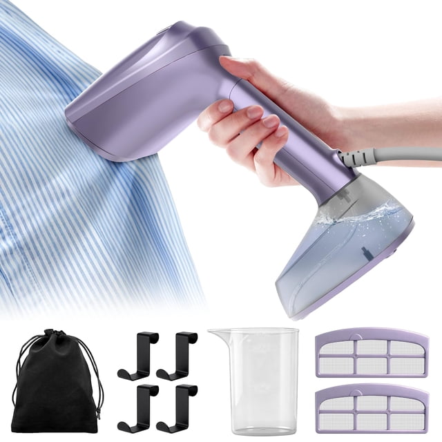 Plancha de vapor con aspiración Mxnsewr 3500 Pa, 400 ml, 110 V, portátil