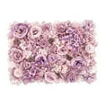 thumbnail image 1 of Panel de flores artificiales para decoración de pared, fondo de rosas para bodas, fiestas y eventos. Estilo D, 1 of 9