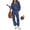 Navy, variant on Sweatsuits for Women 2 Piece Outfits Fleece Lined Jogging Suit Sweatsuit Tracksuit Jogger Sets 1/4 Zipper Collar Pullover Tops and Sweatpants with Pockets