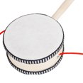 thumbnail image 4 of Drum 4-inch Rattle-drum Wooden Shaking Drum Rattle Spin Drum Hand Shaking Drum Handheld Musical Instruments for Baby Kid Child, 4 of 7