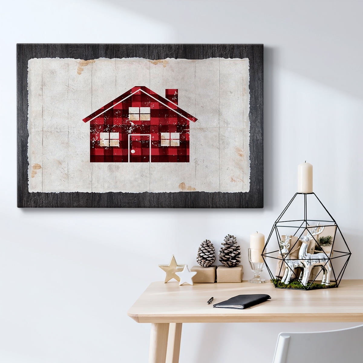 Checkered House- Gallery Wrapped Canvas
