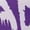 Purple Rush, variant on Halloween Junior's Dead Cute Dripping Letters Tank Top - Purple Rush - Medium