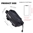 thumbnail image 2 of Bike Bag Quick Release Reflective LOGO EVA Hard Shell Suitable for 6.1 "-6.8" Phones With Rain Cover Bicycle Accessories, 2 of 14