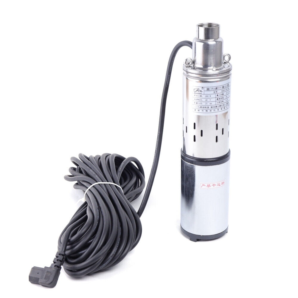 HiKaRiGuMi 48V 280W DC Deep Well Solar Powered Water Pump Irrigation Submersible Water Pump