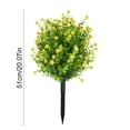 thumbnail image 3 of Árbol Artificial Realista de 50 Cm (20 Pulgadas) para Colocar En El Suelo, Ideal para Decoración de Jardines Exteriores. Estaca de Plástico Realista para Céspedes, Caminos y Paisajismo, Perfecta para, 3 of 6