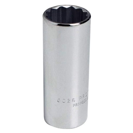 Stanley Proto J5011 3/8" Drive Deep Socket, 11/32, 12 Point