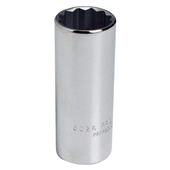 Stanley Proto J5011 3/8" Drive Deep Socket, 11/32, 12 Point