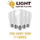 thumbnail image 2 of Bombilla LED de presión amplia A60, 100V-240V, E27, B22, 18W, 100LM/W, 3000K/4000K/6000K, luz blanca cálida superbrillante para iluminación del hogar y centro comercial, 2 of 4