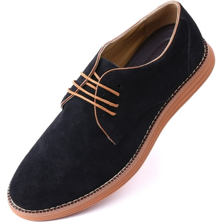 Marino Suede Oxford Dress Shoes for Men - Business Casual Shoes ...